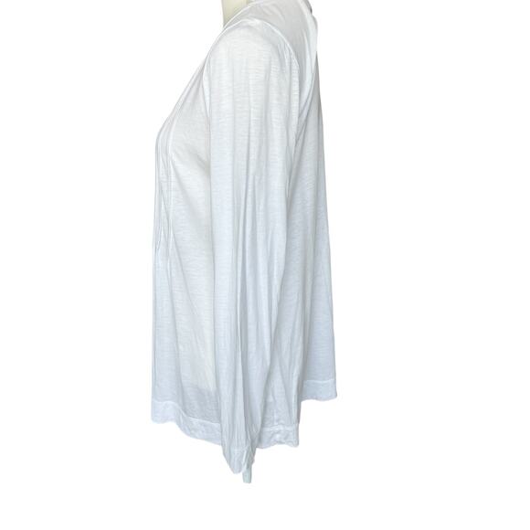 J. JILL Top Womens S White Lightweight 100% Cotton Breathable Natural Fiber - Picture 5 of 10